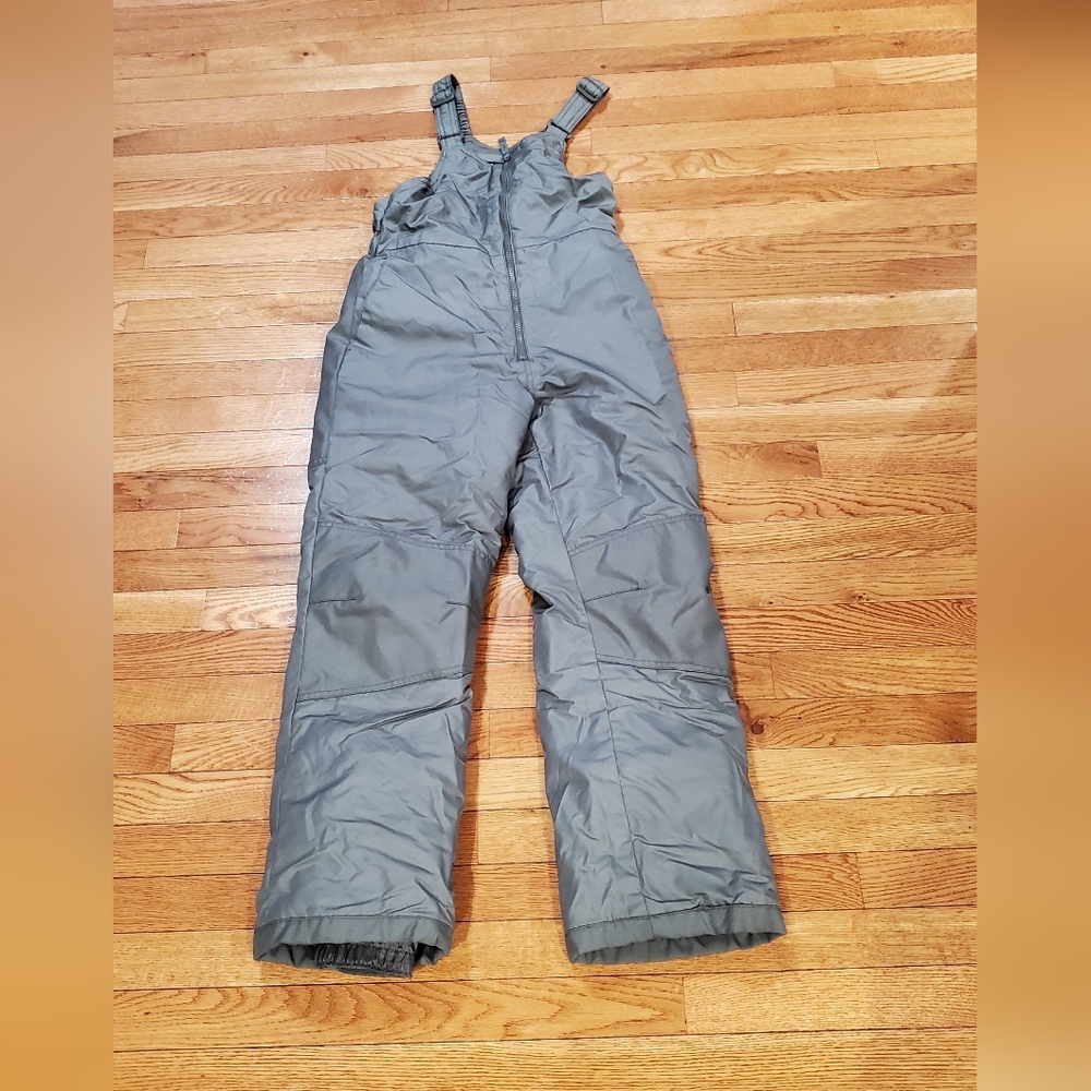 All in motion snow pants bibs gray